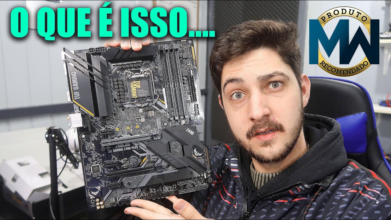 QUE PLACA HEIN, LEVOU O CORE I7 TRANQUILO, TUF GAMING Z490-PLUS