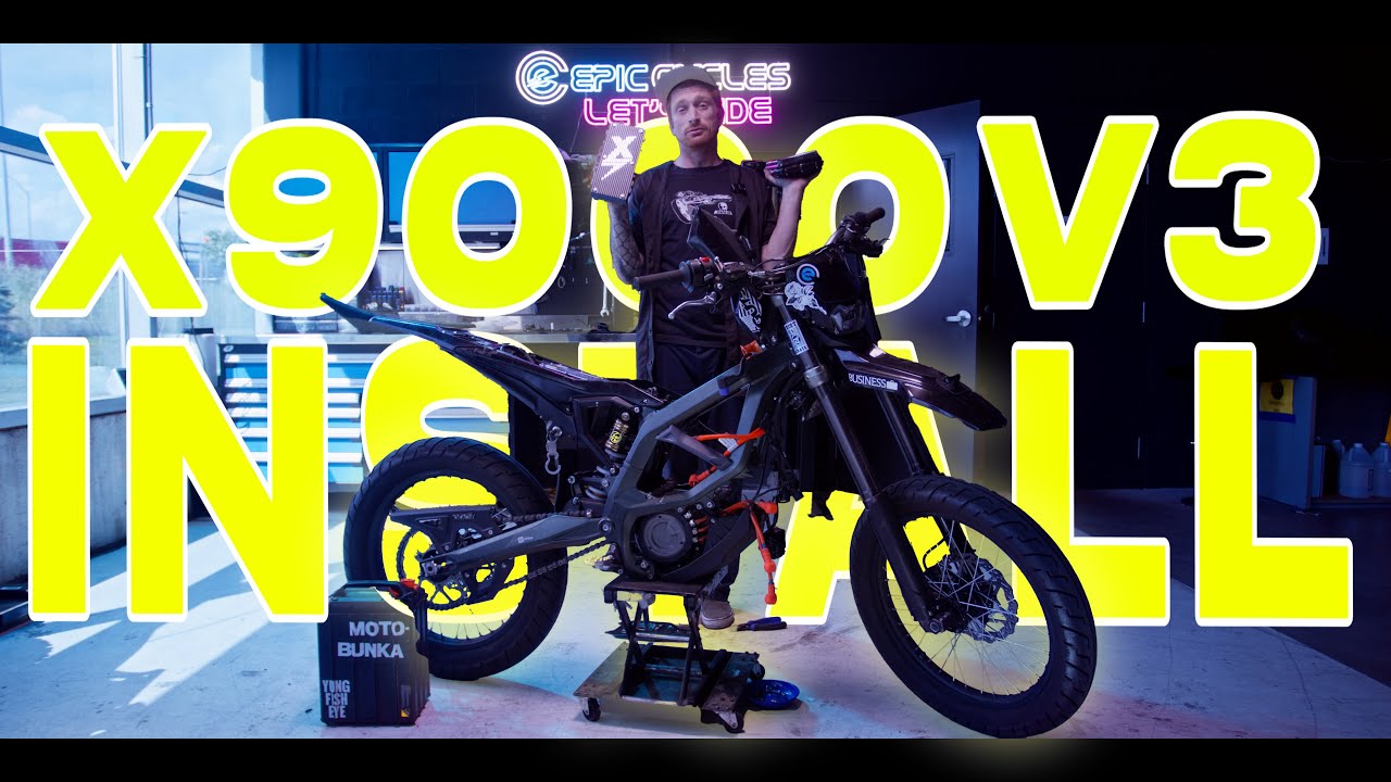 EBMX X9000 V3 INSTALL - SURRON ULTRA BEE