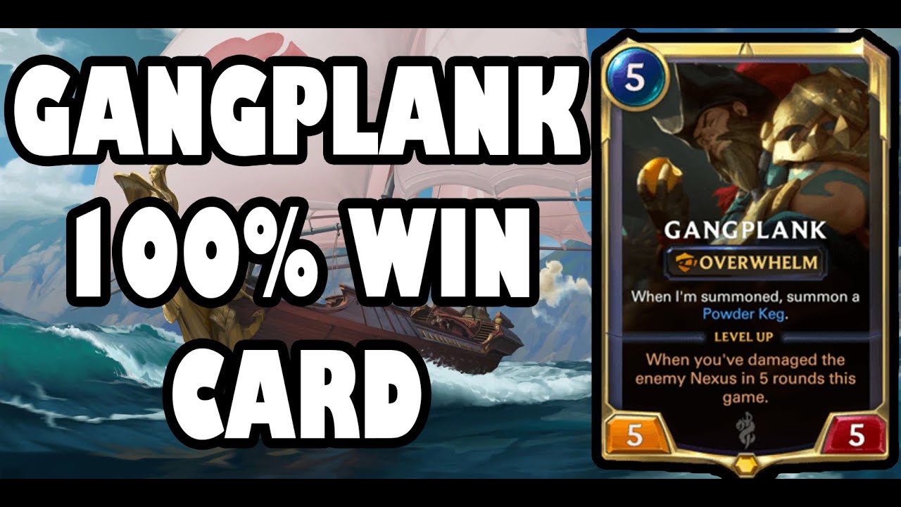 Gangplank Deck Guide | 100% win rate | Legends of Runeterra Deck