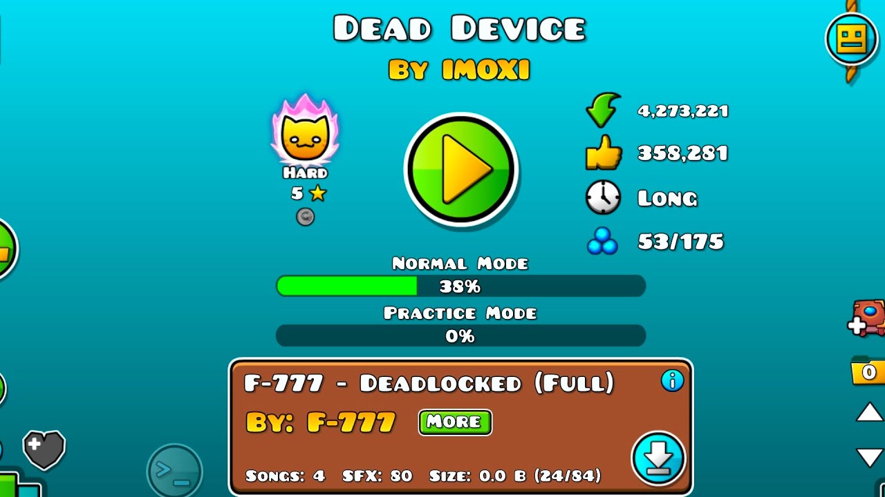 My device truly went dead (Geometry Dash) 