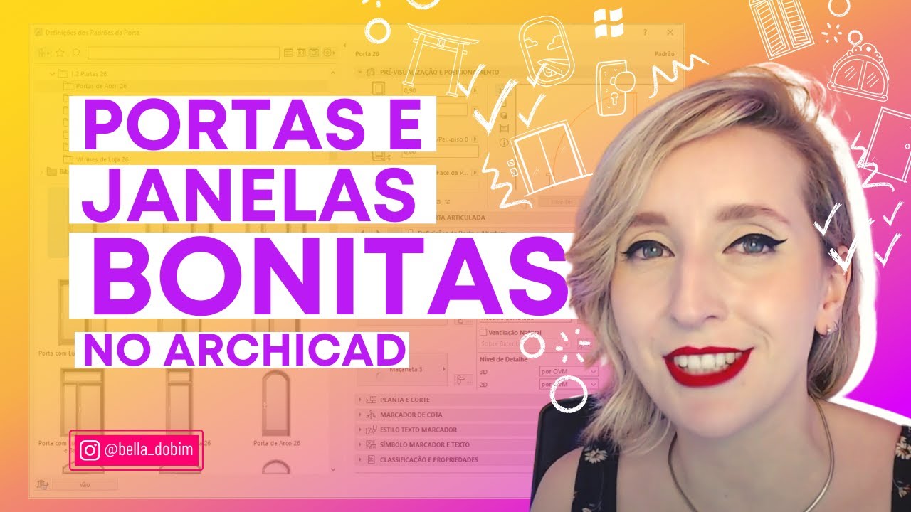 COMO MODELAR PORTAS E JANELAS NO ARCHICAD | Aula 05 - Archicad para Iniciantes