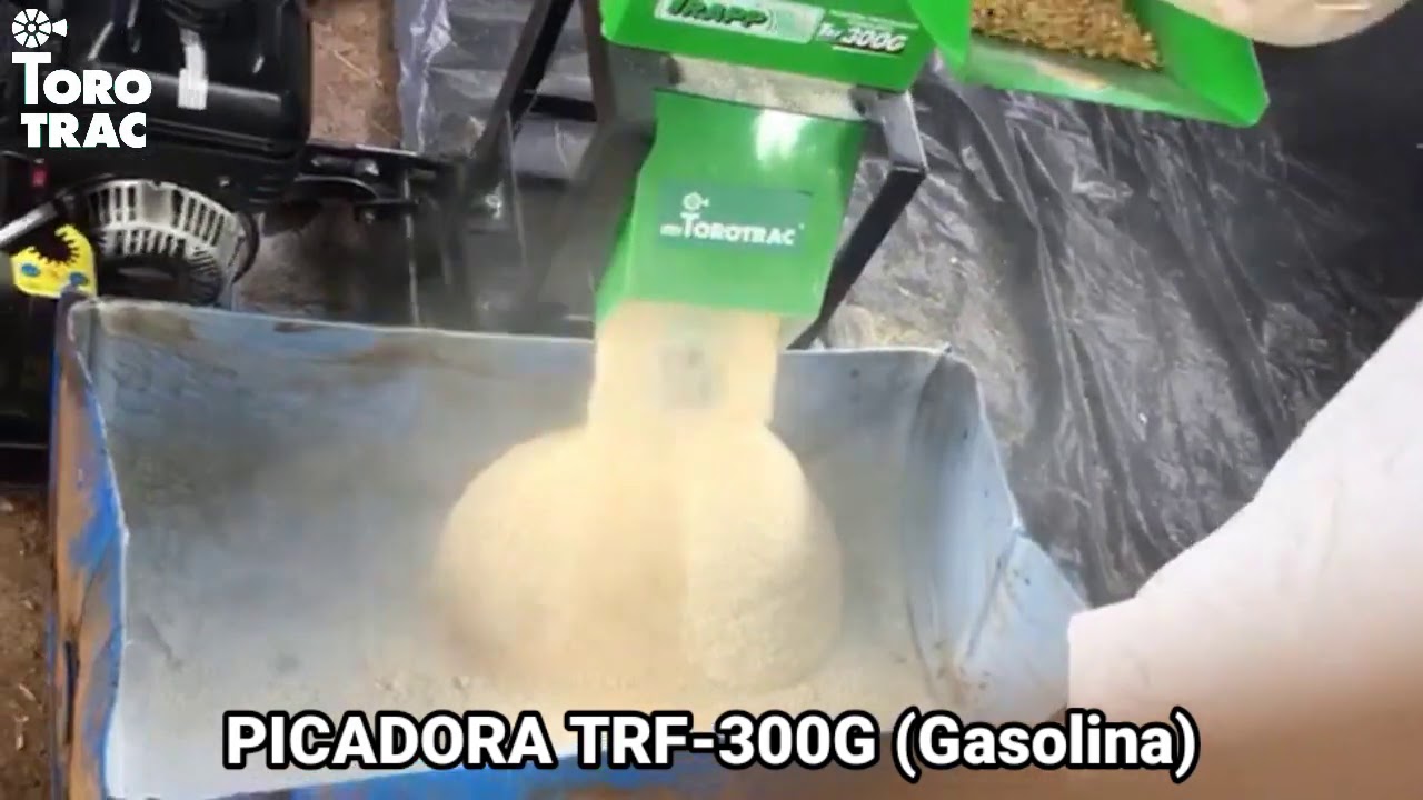 Picadora de pasto y trituradora de granos TRF-300G (Gasolina)-TOROTRAC