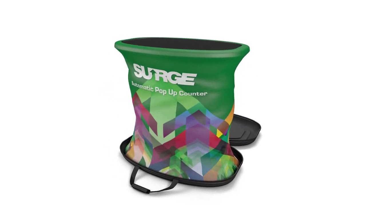 SURGE&reg; Automatic Pop Up Counter | Instant Assembly In Seconds