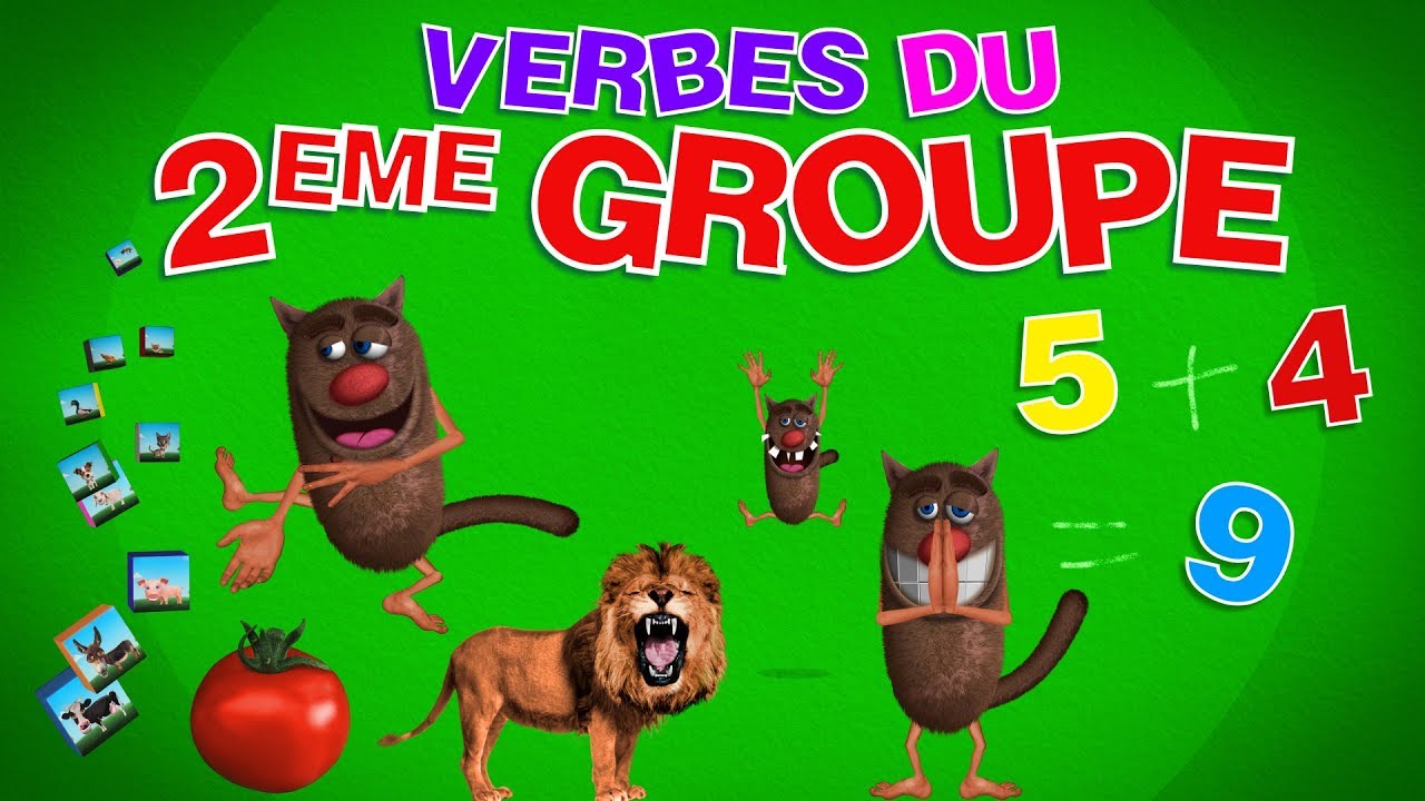 Foufou - Verbes du 2eme Groupe pour les enfants (Learn verbs in french for kids) serie 01 4k