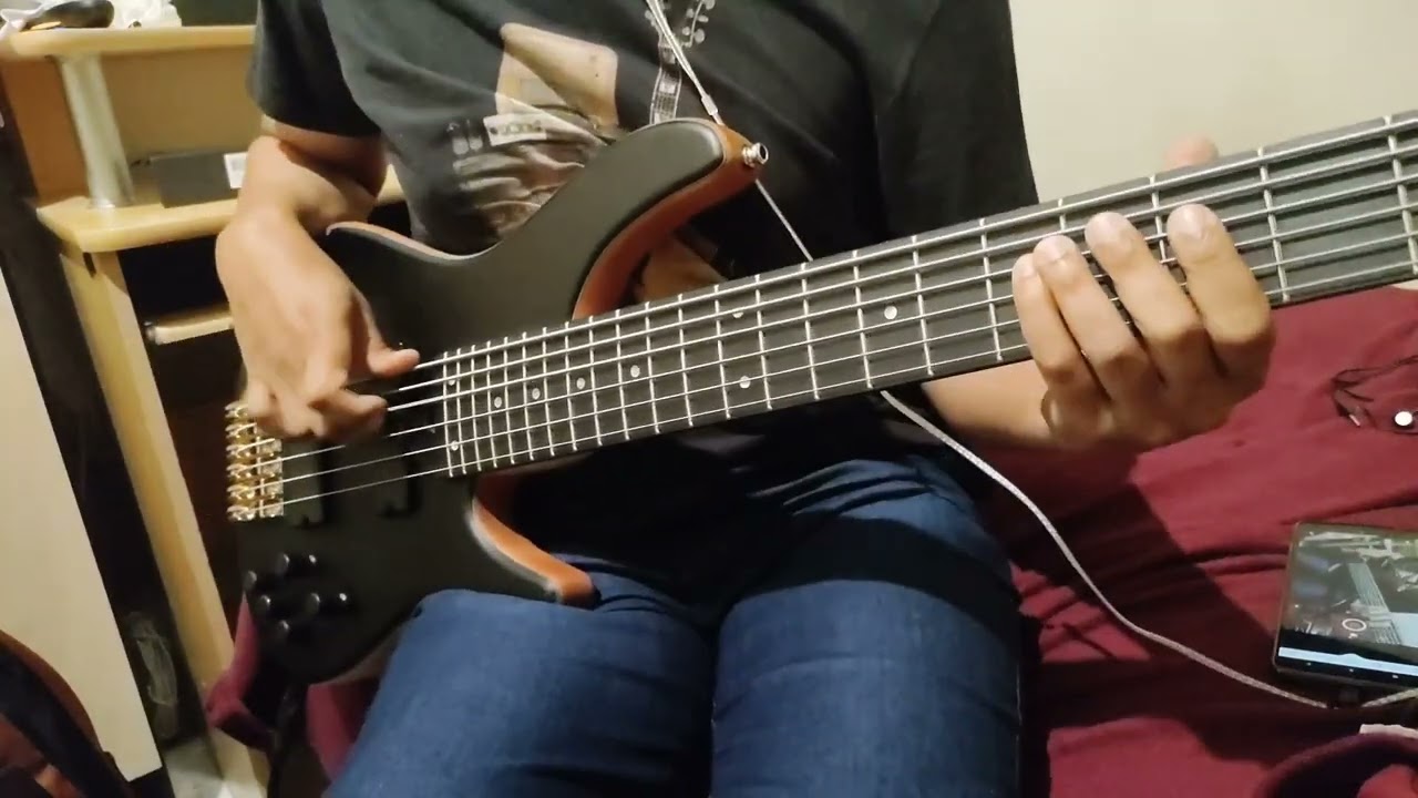 Testando meu #Tagima millenium 6 top com a backing track do Marcus Miller