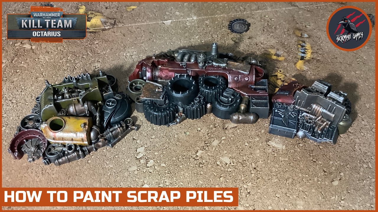 HOW TO PAINT KILL TEAM SCRAP PILES - Quick Easy Tabletop Ready - Kill Team Octarius Warhammer 40k