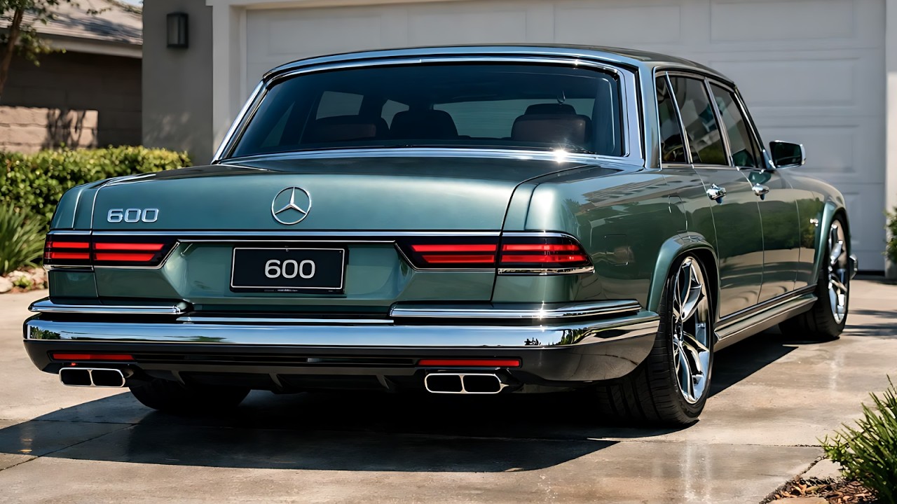 Компания Mercedes возродила легендарную модель 600… И она просто потрясающая!