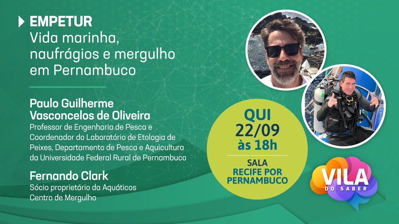 EMPETUR: Vida Marinha, Naufrágios e Mergulho em Pernambuco