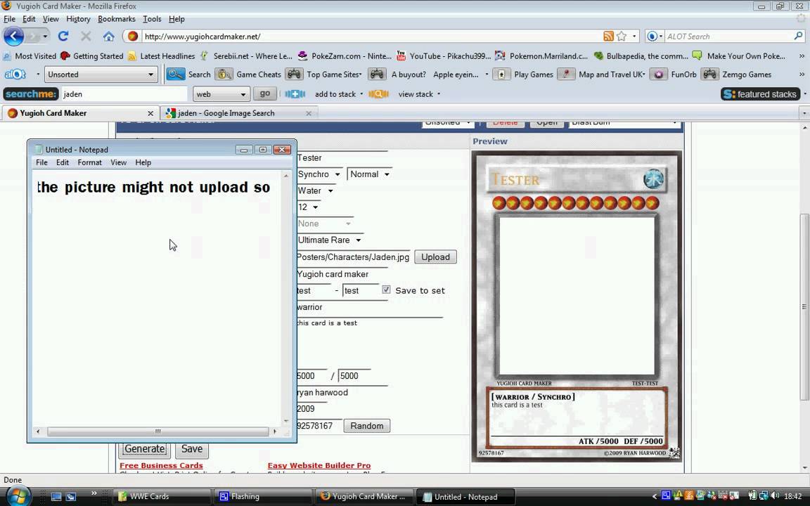 Yugioh Card Maker Tutorial