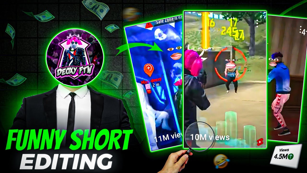 How to edit funny shorts like @deoxy-ftw in capcut | how to edit free fire funny 🤣 shorts