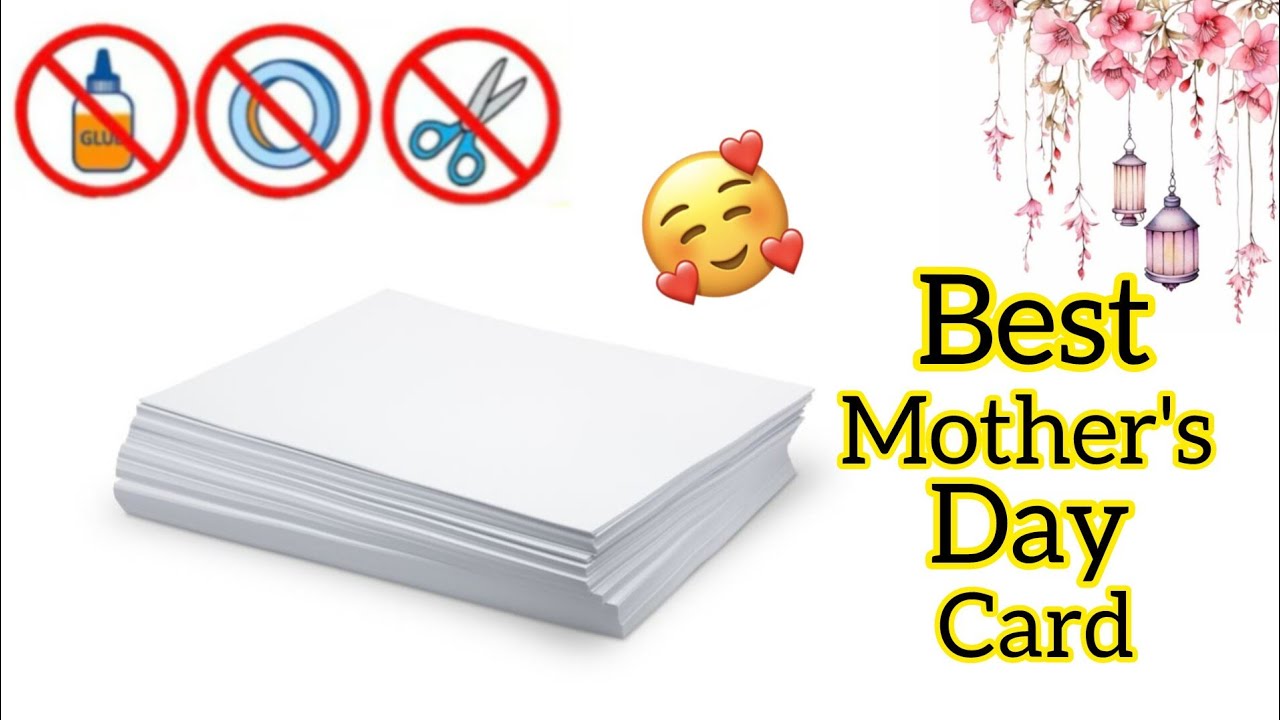 Best Mother's Day Card / Easy & beautiful Mother's card card / mother's day Greeting card  