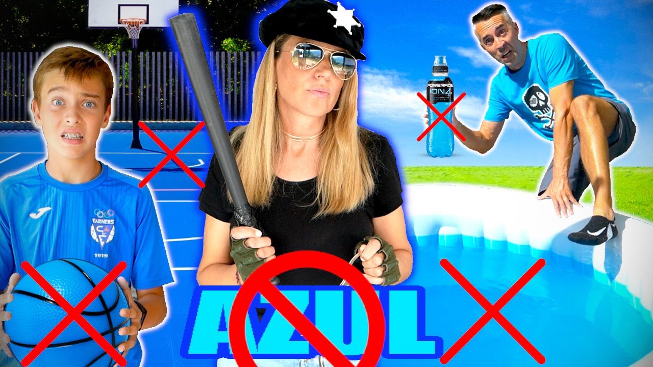 24H VANESA NOS PROHIBE TOCAR EL COLOR AZUL *EN LA VIDA REAL*
