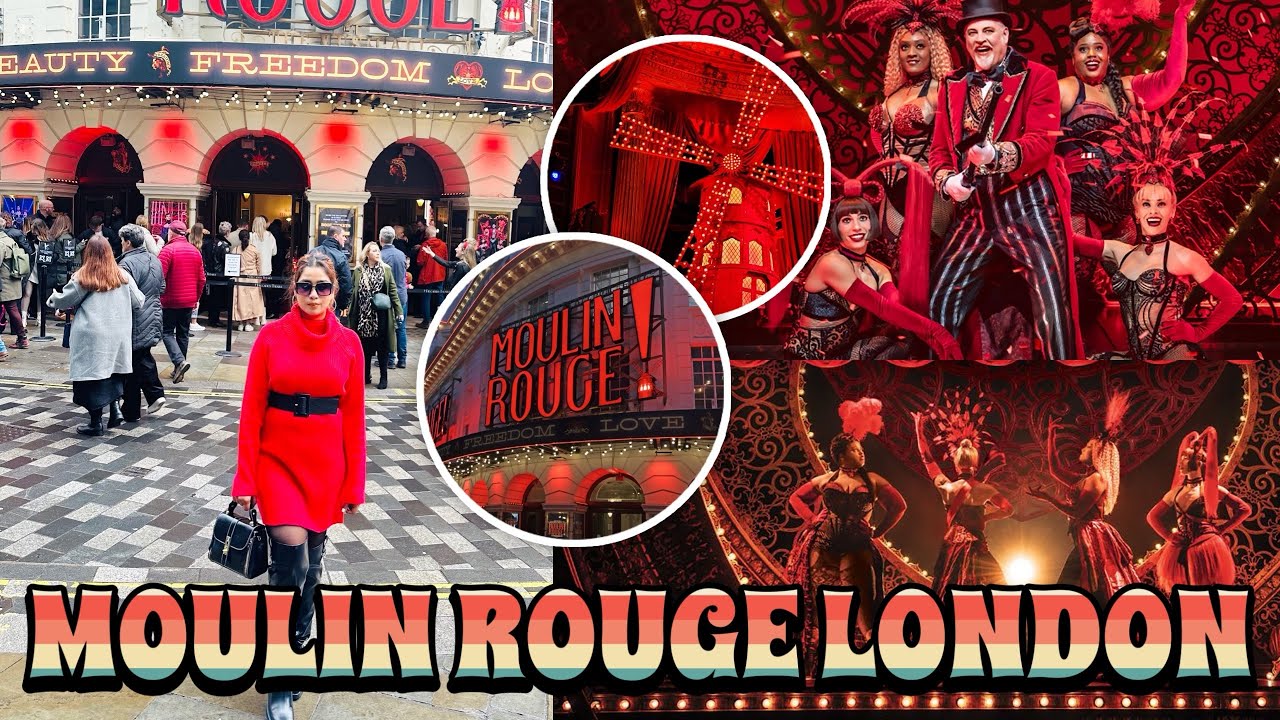 Moulin Rouge! The Musical- London | PRE-SHOW | Valentine’s special | London Vlog | @Vibewithyamii