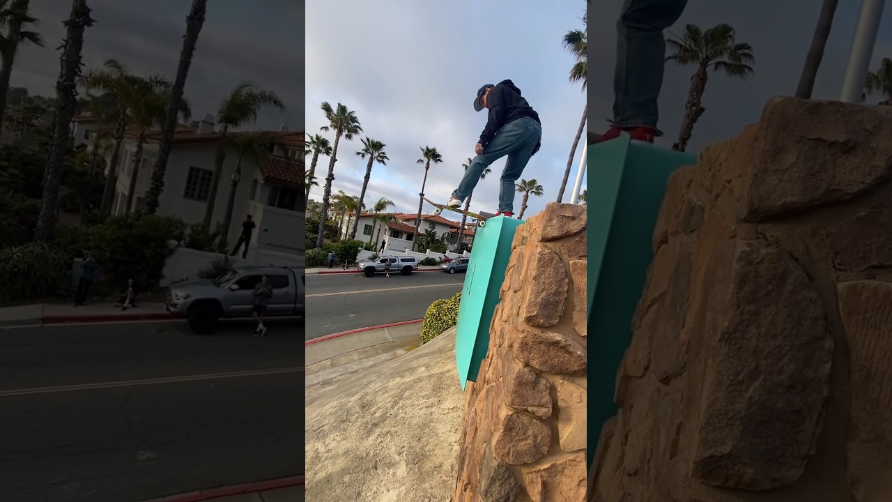 🤯 New Angle Of Ryan Sheckler's Drop In Kickflip!