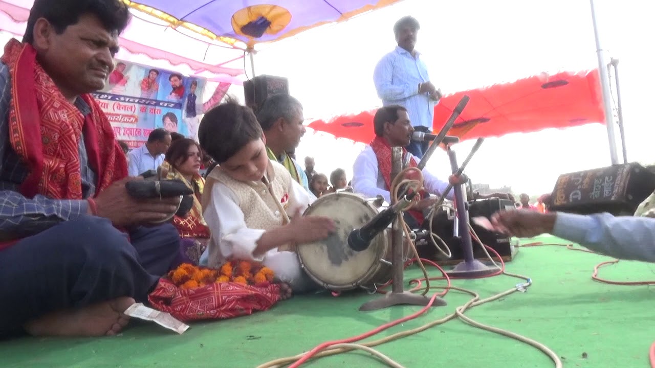 माँ महथिन भोजपुरीया।।।बिहिया स्टेज प्रोग्राम रुद्रांश तबला वादक 5 वर्ष का बालक