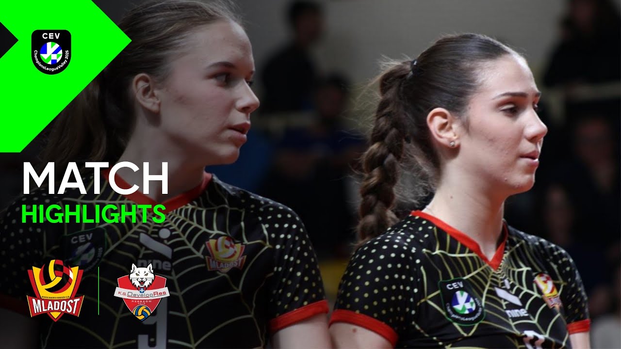 Highlights | Mladost ZAGREB vs. Developres RZESZ&Oacute;W | CEV Champions League Volley 2025
