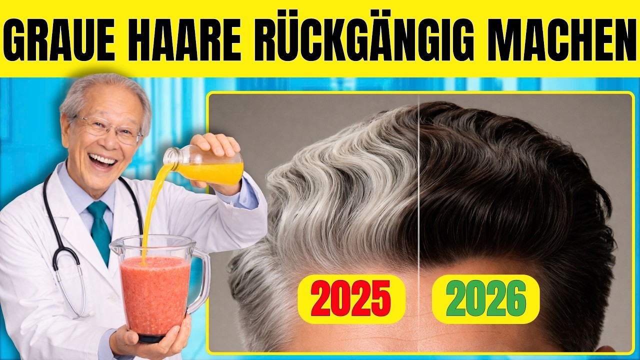 Der &auml;lteste Arzt Japans: Die wirklich wirksame Methode gegen graue Haare