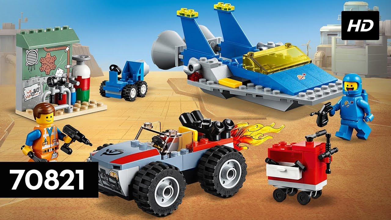 THE LEGO MOVIE 2 - Emmet and Benny's &lsquo;Build and Fix' Workshop! - 70821 | How To Build Instructions