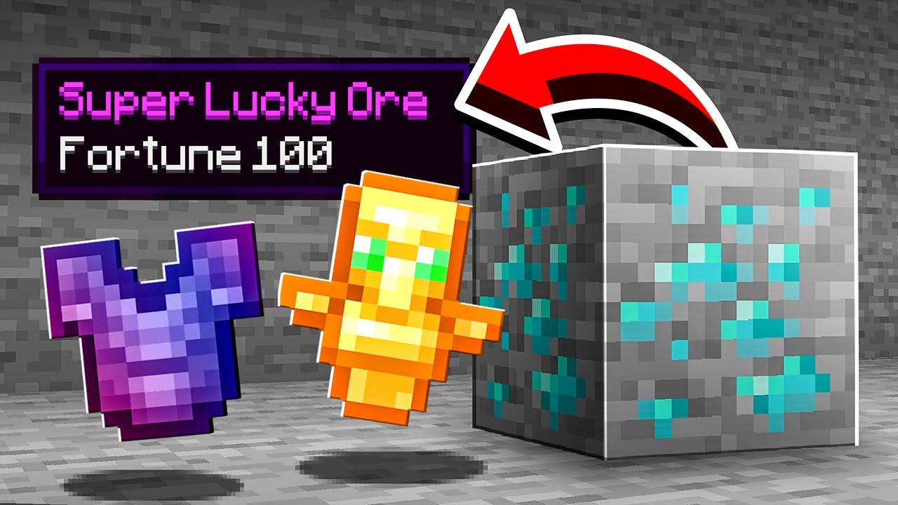 Minecraft but ORES are MEGA OP