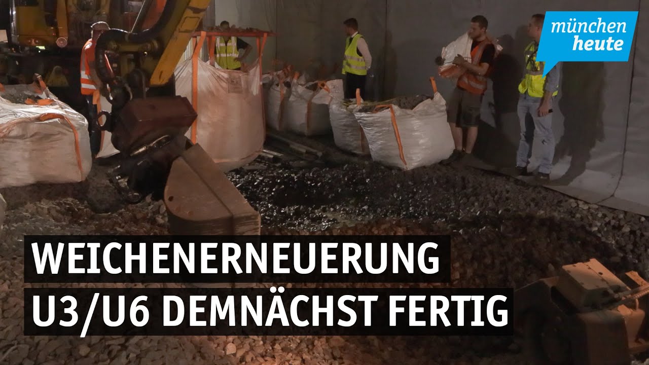 Endspurt – Weichenerneuerung bei U6 und U3 ist bald abgeschlossen