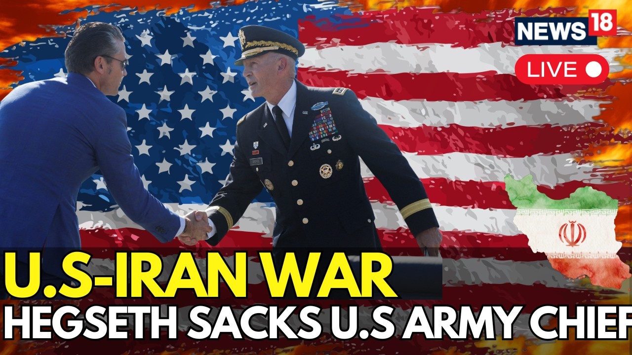 US ARMY SHOCKED! | LIVE: Hegseth Orders Immediate Exit of US Army Chief  Randy George | Iran War