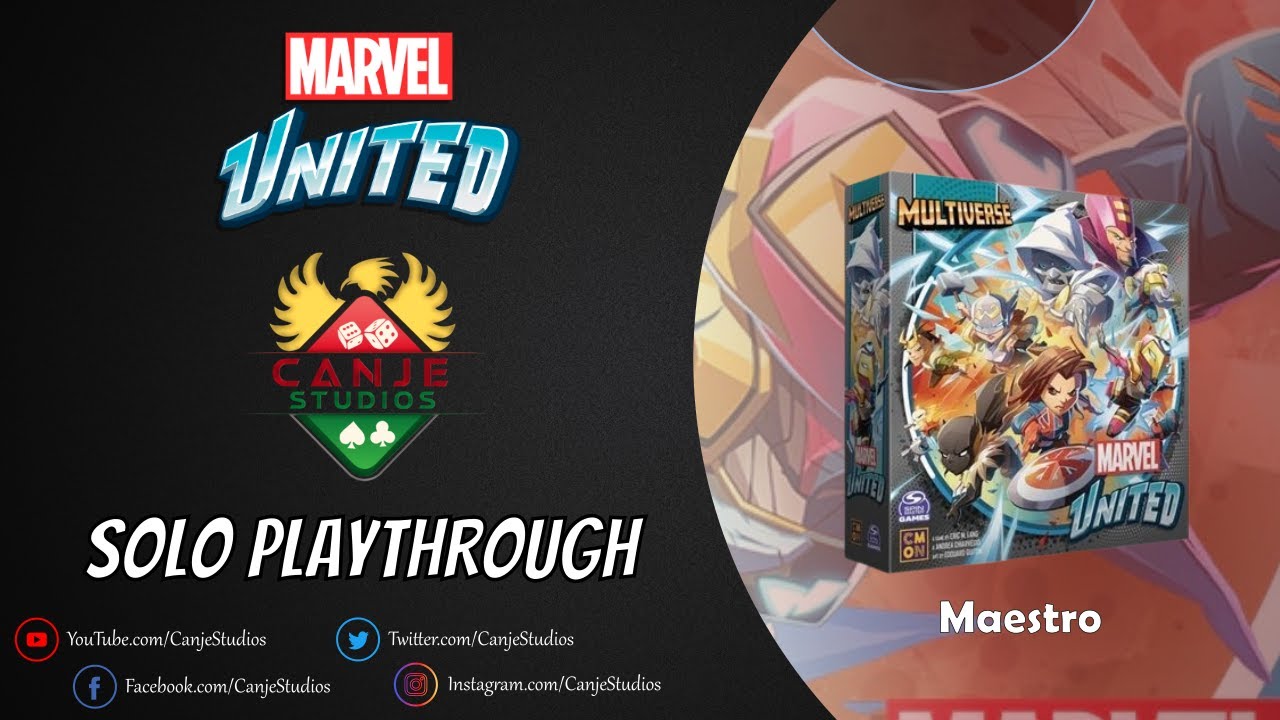 Canje Plays Marvel United - Multiverse Core - Maestro