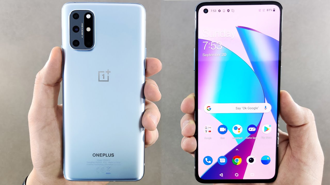 Распаковка OnePlus 8T Lunar Silver
