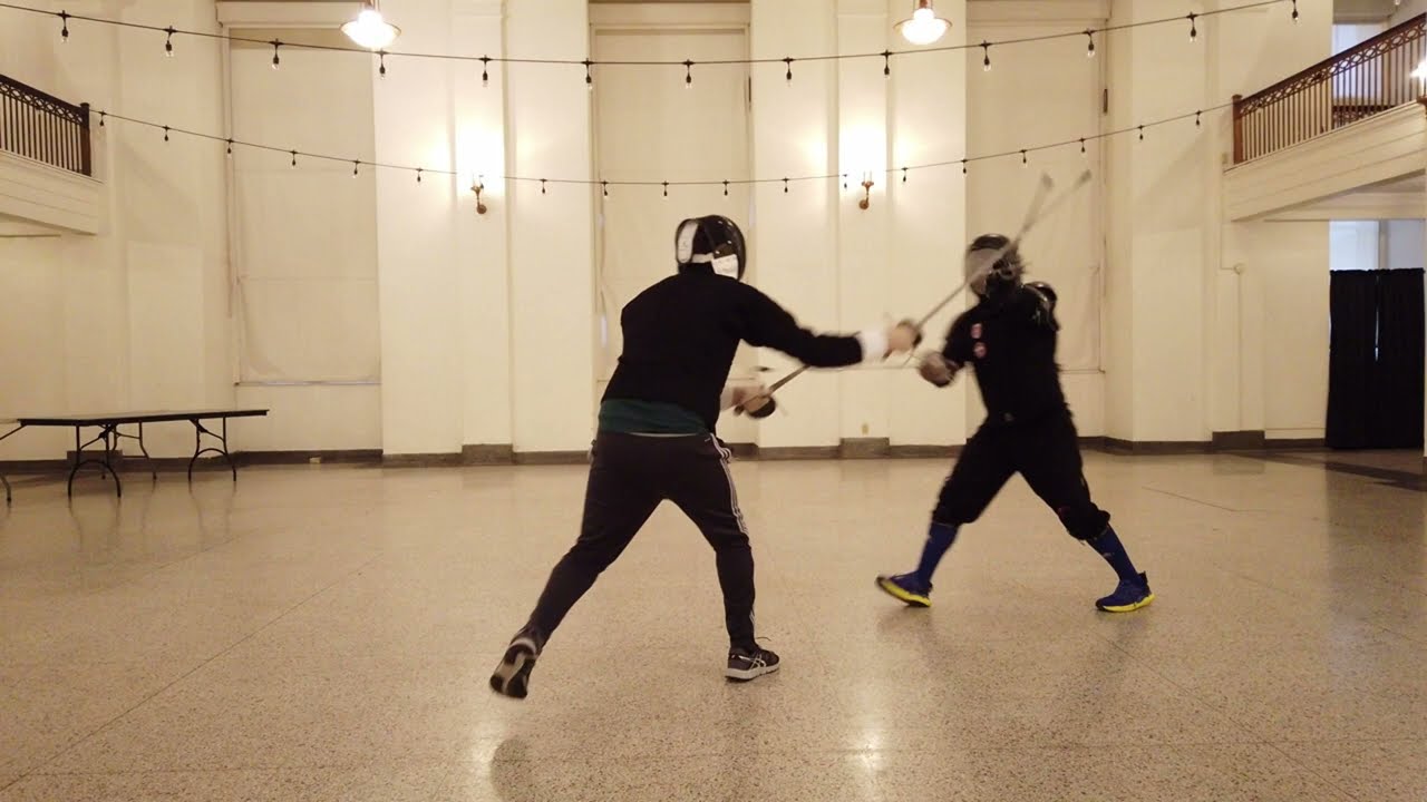 MFC Rapier and Dagger Sparring - Chris and Christian