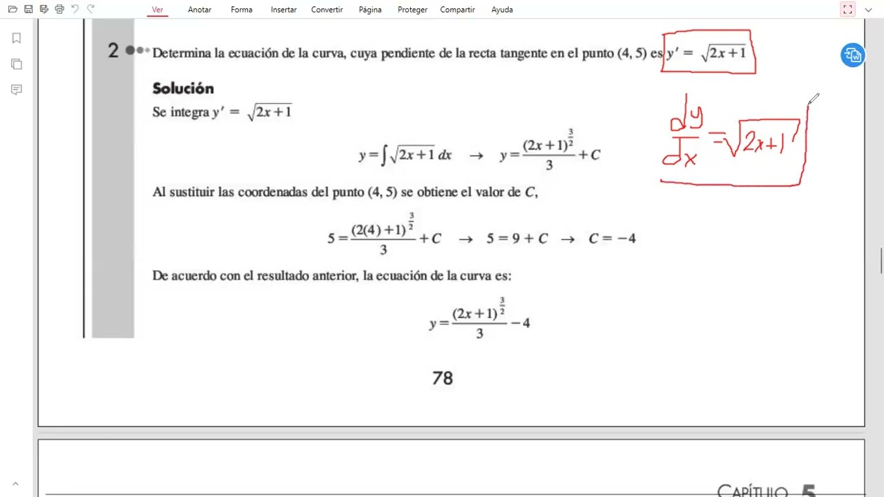 Constante de Integraci&oacute;n
