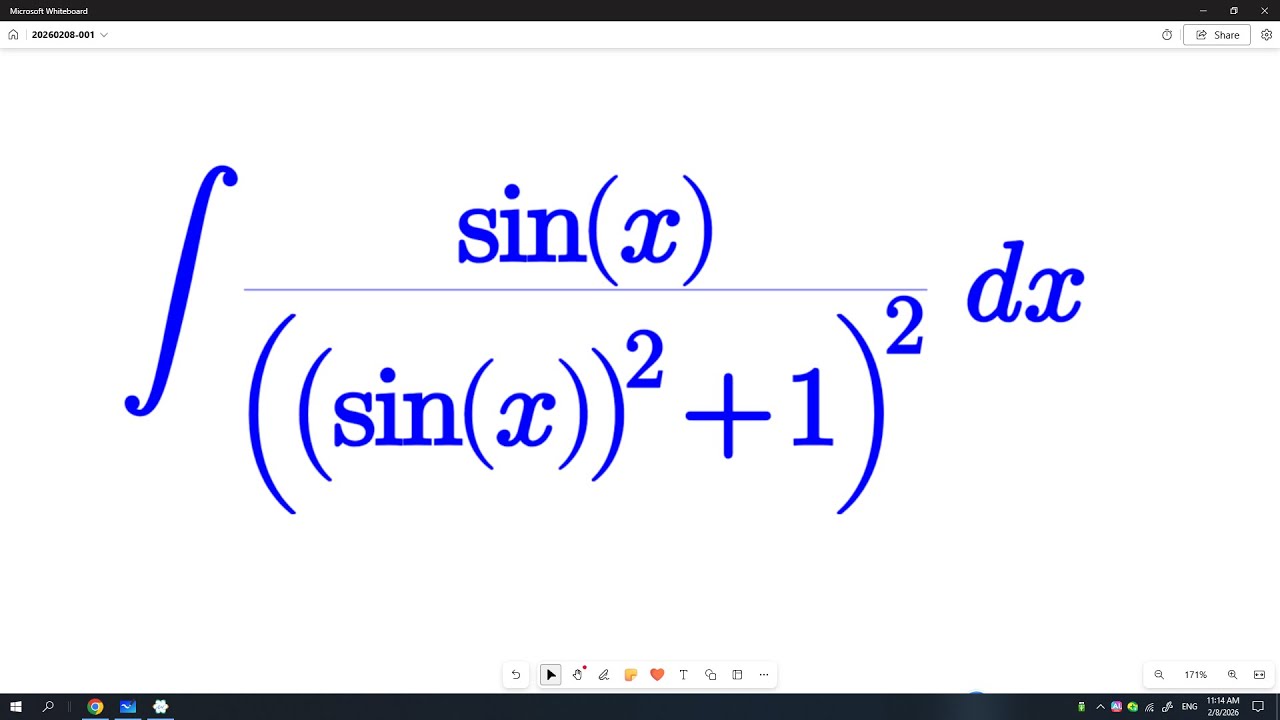 Integral of sinx/((sinx)^2+1)^2