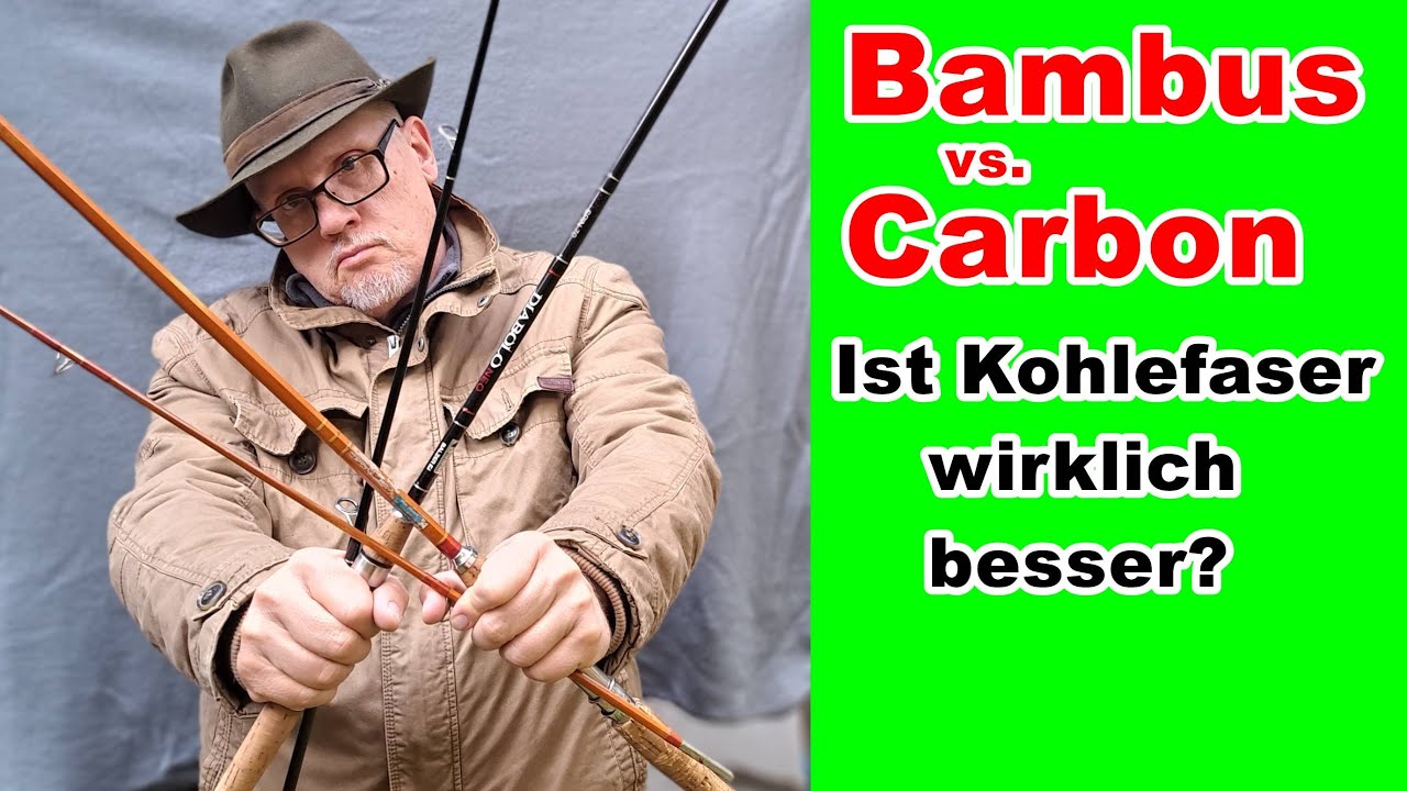 Kann eine 65 Jahre alte gespließte Spinnrute gegen eine Kohlefaserrute mithalten?