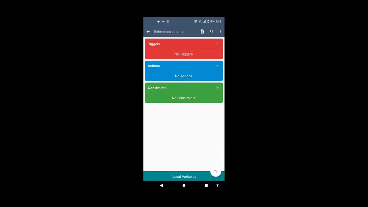 making an auto-clicker with hold option in MacroDroid- useful tips