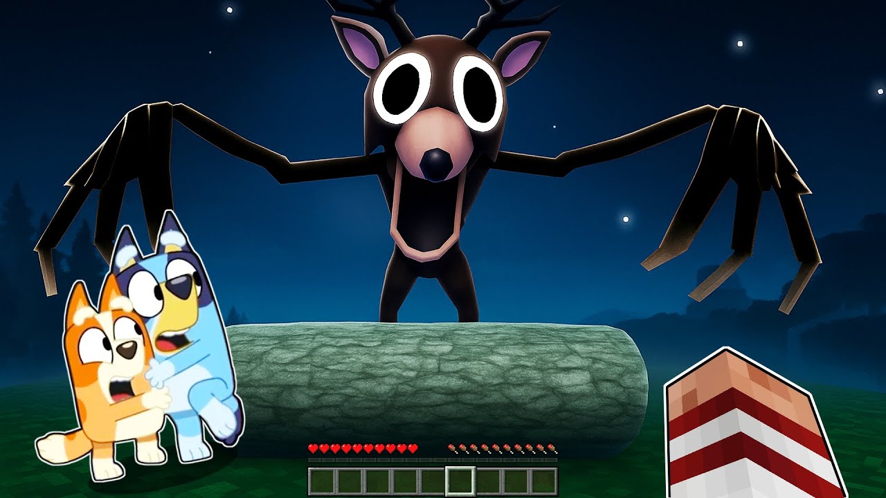 SOBREVIVO 99 NOCHES EN EL BOSQUE CON BLUEY Y BINGO