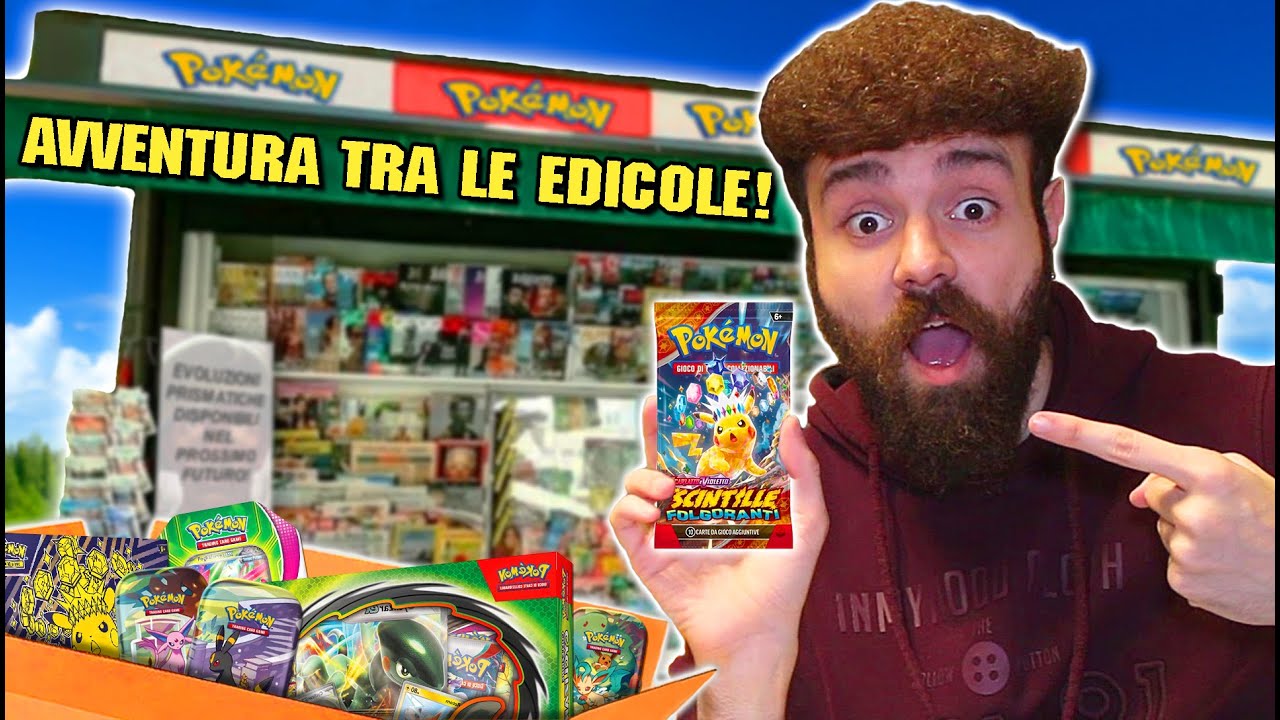 Alla RICERCA di PRODOTTI POKEMON tra le EDICOLE della mia città!