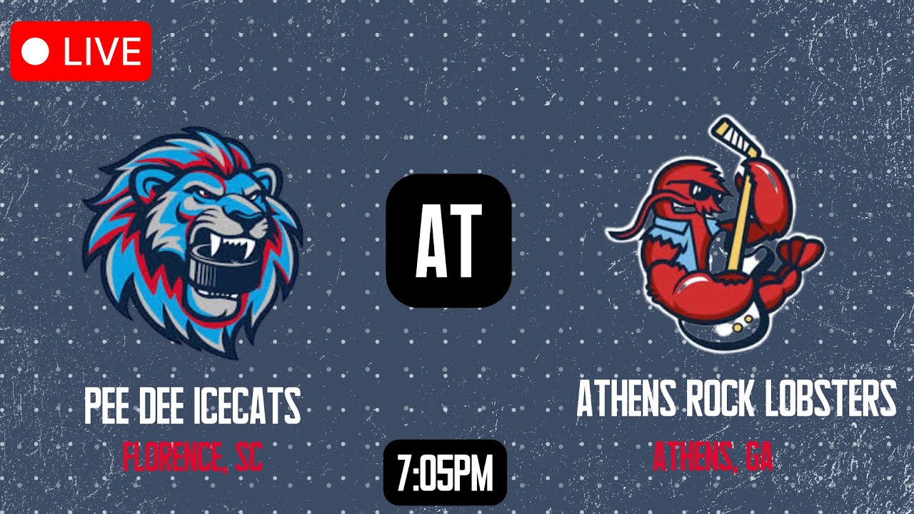 Pee Dee IceCats @ Athens Rock Lobsters January 30th, 2026 | 8:05 PM