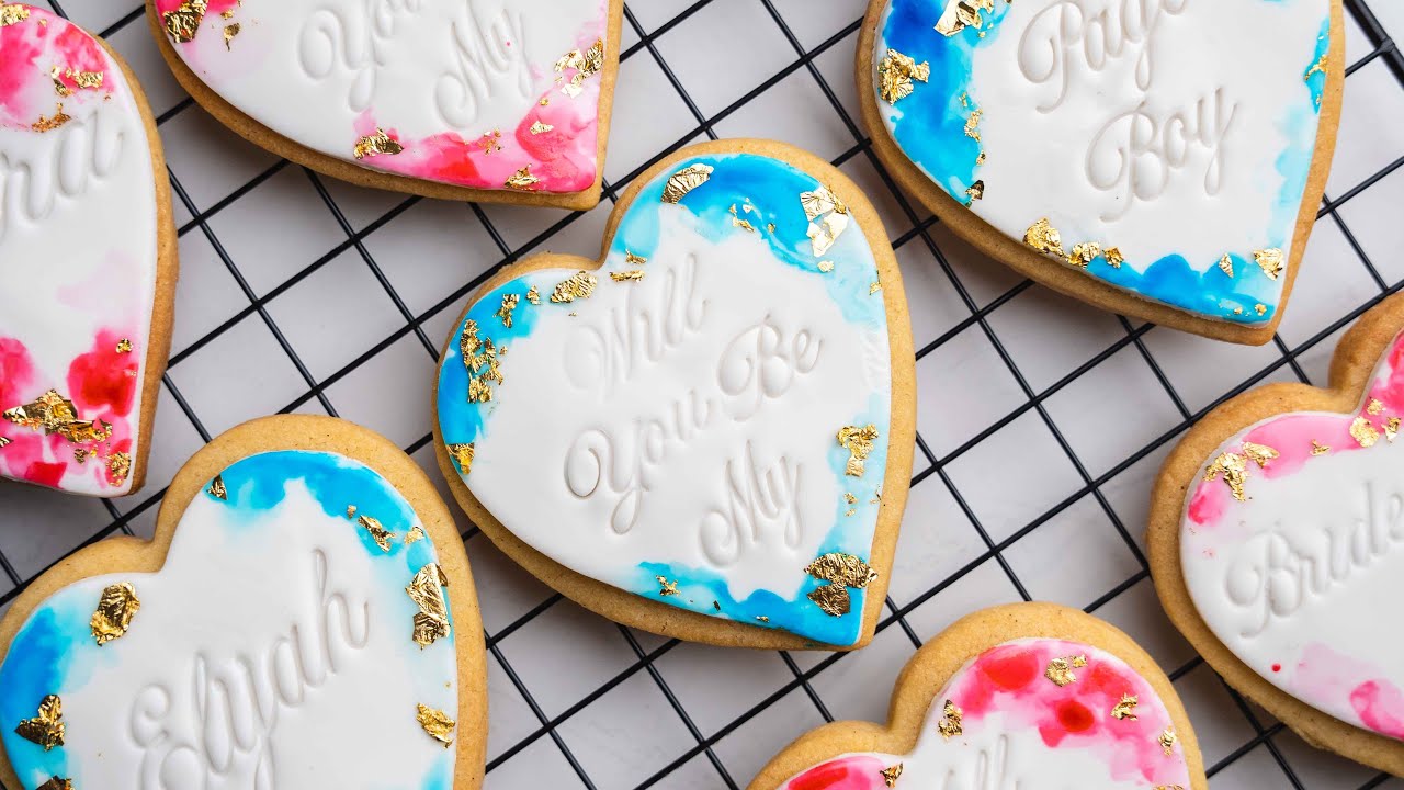 How to Make Wedding Announcement Sugar Cookies