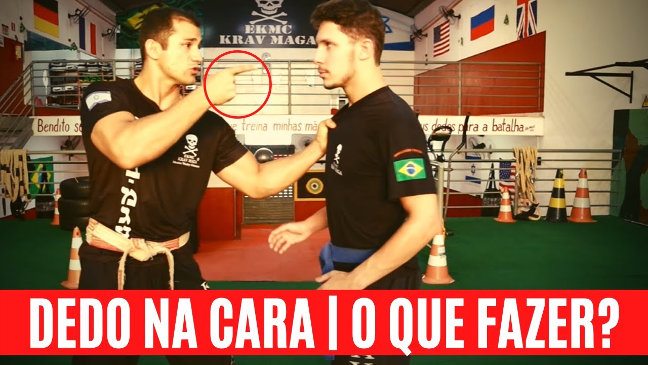 DEDO NA CARA | COMO SE DEFENDER QUANDO VALENTÃO APONTA O DEDO NA SUA CARA | KRAV MAGA