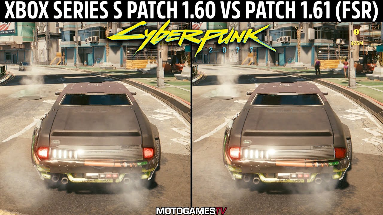 Cyberpunk 2077 Patch 1.6 vs Patch 1.61 | Xbox Series S Graphics Comparison