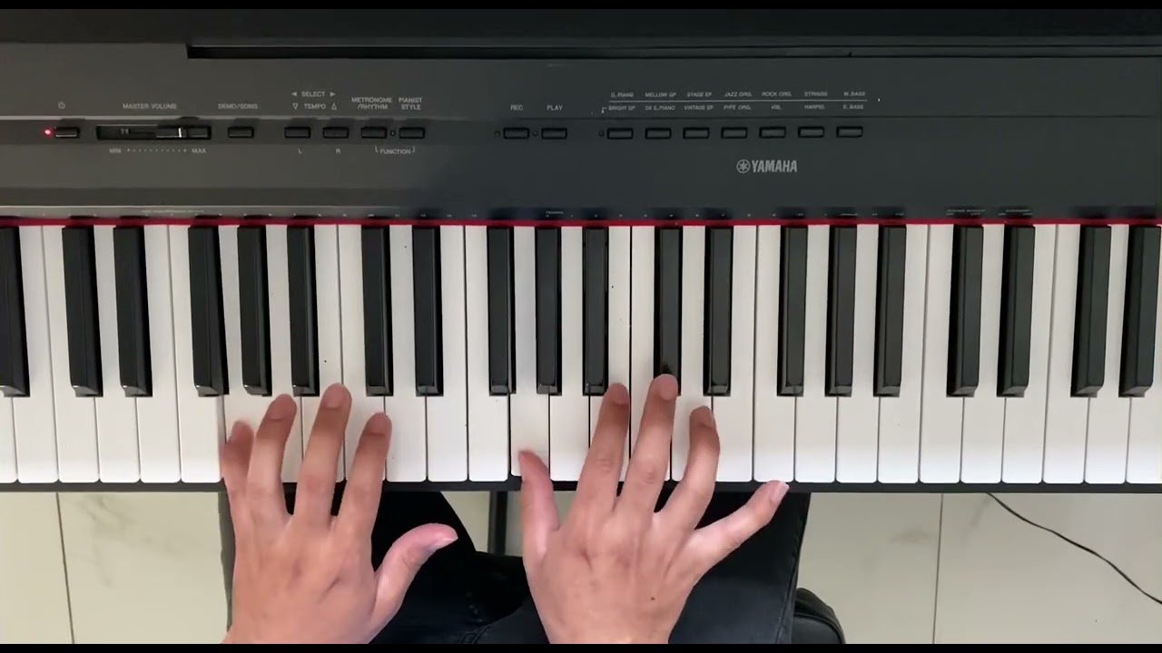 Ritmo latino súper fácil para tocar Bueno es alabarte señor 🎹