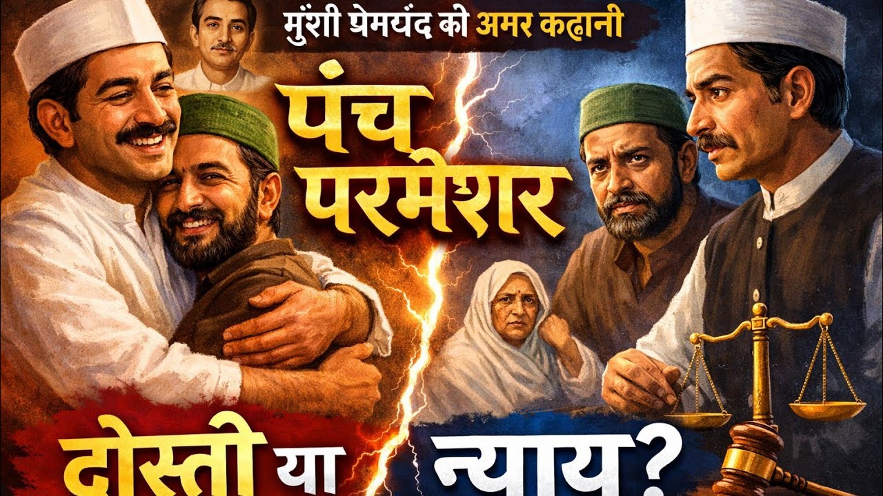 पंच परमेश्वर | मुंशी प्रेमचंद की अमर कहानी | सच्ची दोस्ती और न्याय की मिसाल | Hindi Story