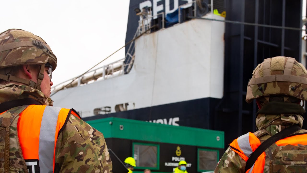 Hjemmeværnet stod for den militære sikkerhed på Køge Havn
