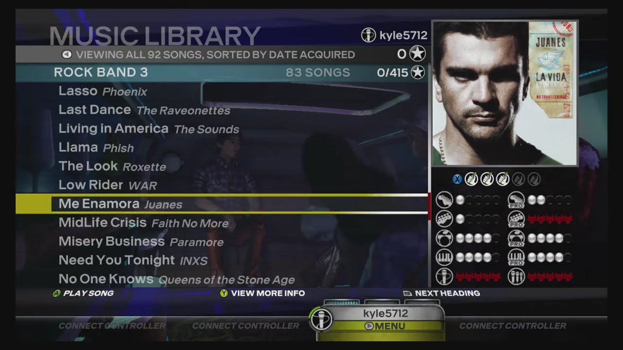 Rock Band 3 songlist