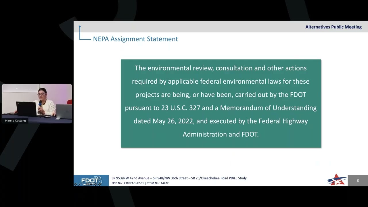 Iron Triangle PD&E Study - Virtual Alternatives Public Meeting