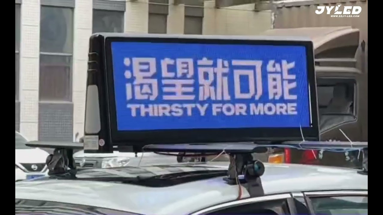 Custom high-resolution Taxi top advertising LED display