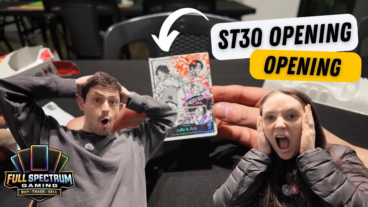 One Piece Card Game ST30 GOD Starter Deck Opening