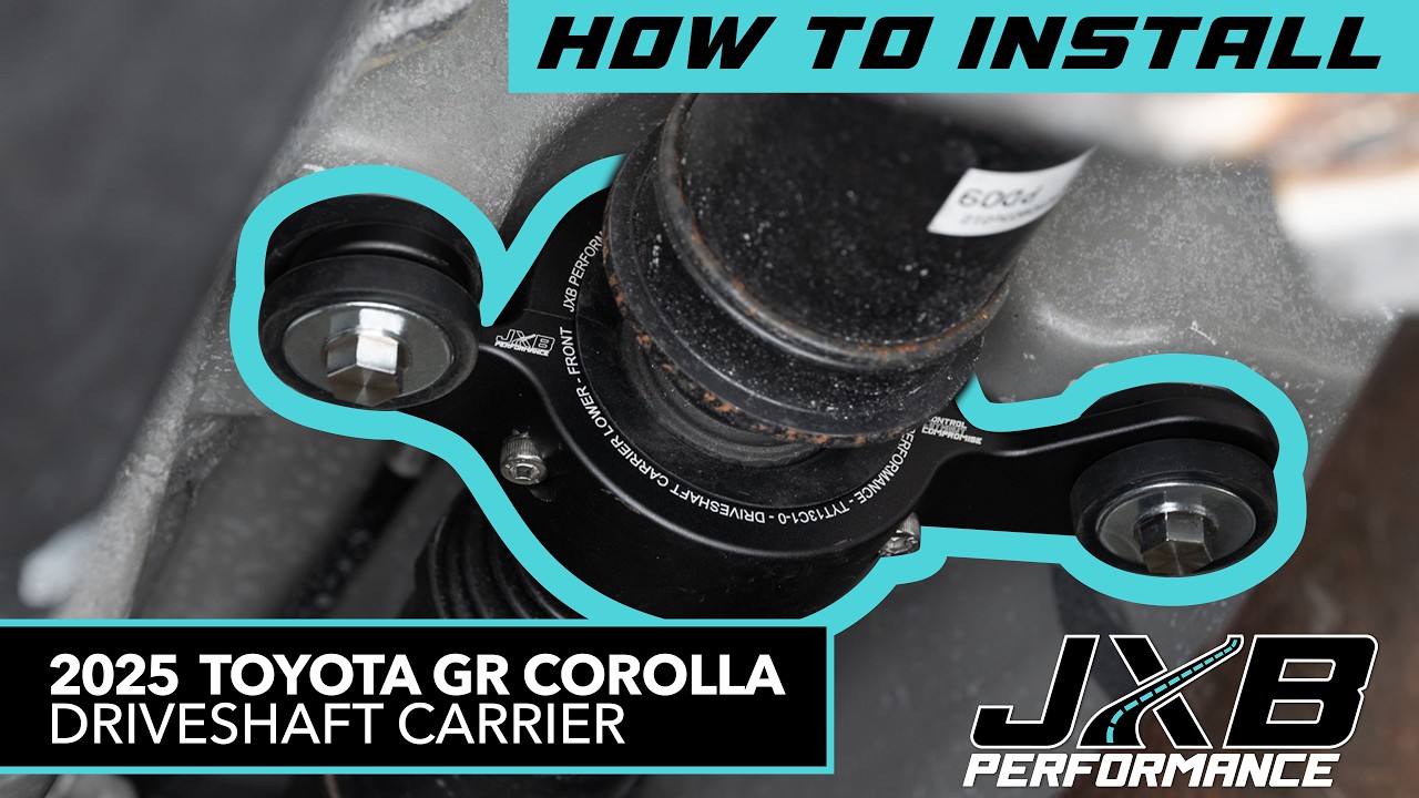 Установка кронштейна карданного вала Toyota GR Corolla TYT13A0 | JXB Performance