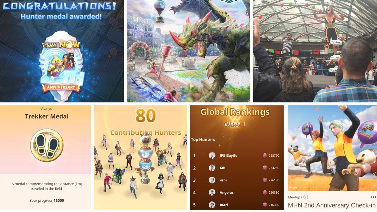 Обзор игрового процесса и годовщины Monster Hunter Now