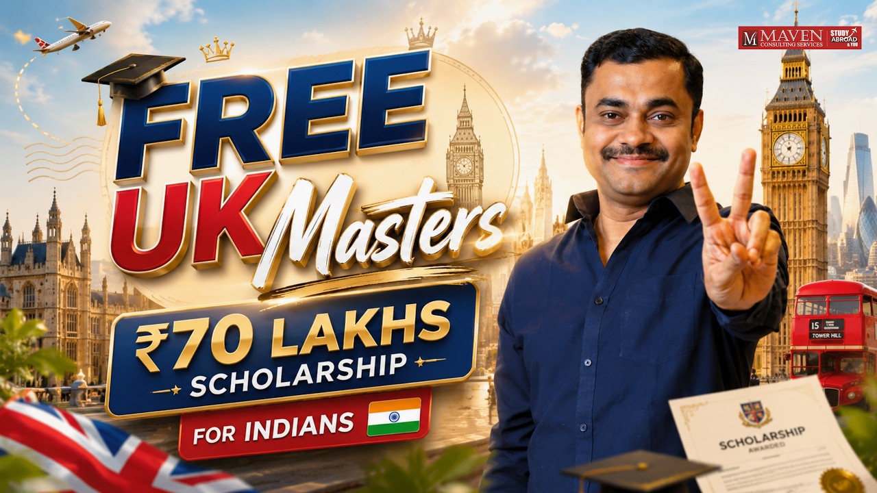 FREE UK Scholarship for Indians 🇬🇧 | ₹70 Lakhs Fully Funded