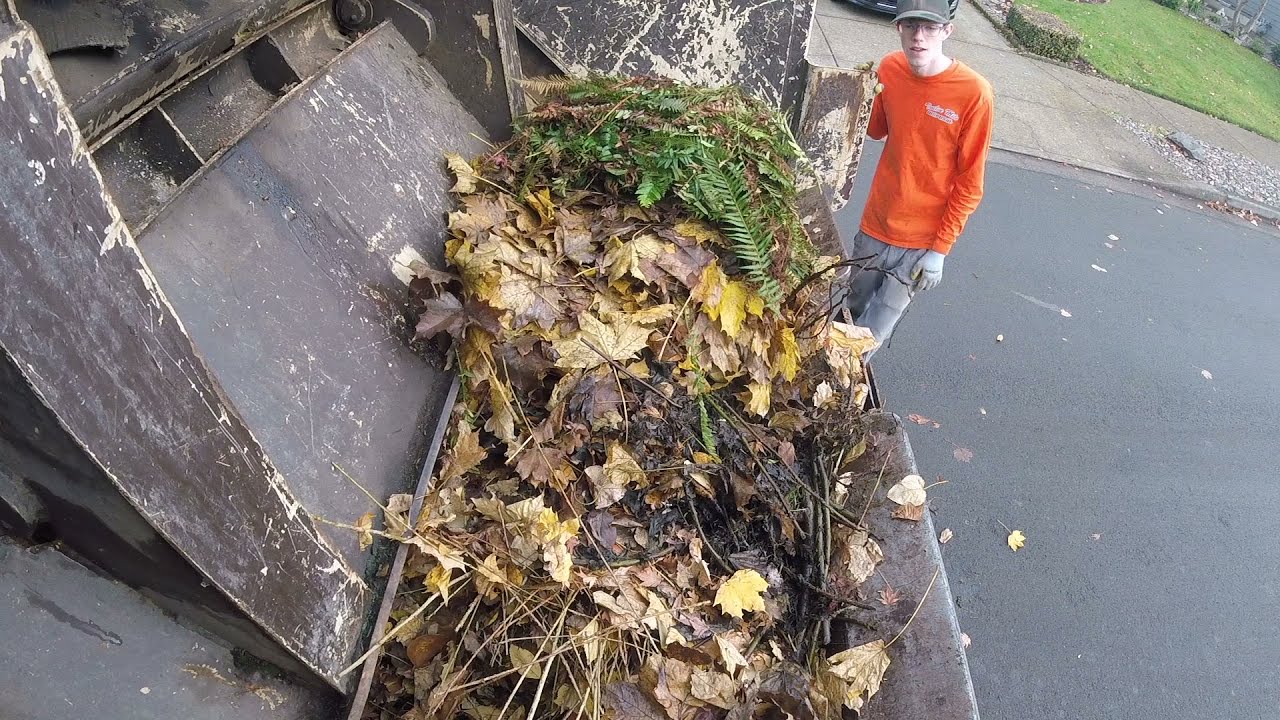 1990's Volvo FE Leach Garbage Truck Ride along! GoPro *Hopper Shot*