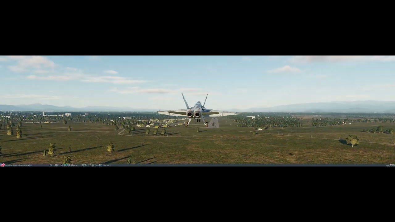 Atterrissage On Speed F18 (avec musique :)